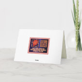 Carte Joyeux style Vintage Noël (Dos)