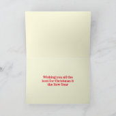 Carte Joyeux style Vintage Noël (Intérieur)