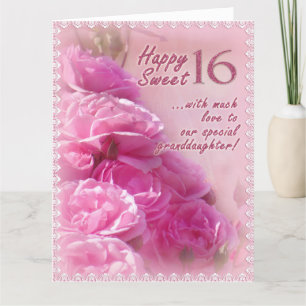 Carte Joyeux Sweet 16 8.5X11