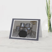 Carte Joyeux tambours Nephew d'anniversaire (Dos)