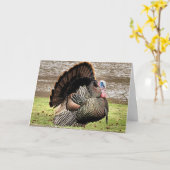 Carte Joyeux Thanksgiving (Fleur jaune)