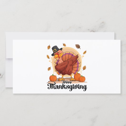 Carte Joyeux Thanksgiving  (Devant)