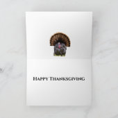 Carte Joyeux Thanksgiving (Intérieur)