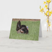 Carte Joyeux Thanksgiving (Fleur jaune)