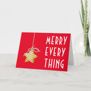 Carte Joyeux Tout Étoile Ornement Noël