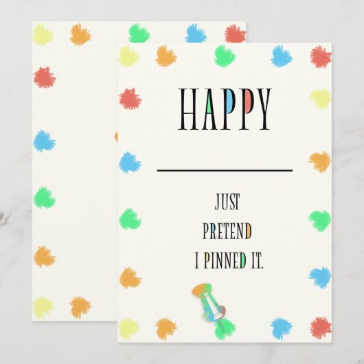Carte Joyeux Toute Occasion (Devant / Derrière)