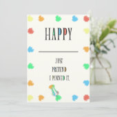 Carte Joyeux Toutes Occasions (Debout devant)