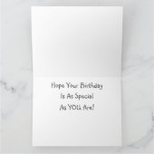 Carte Joyeux train à vapeur spécial anniversaire (Intérieur)