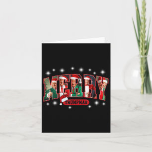 Carte Joyeux Trumpmas Père Noël Trump Drôle Pyjamas de N