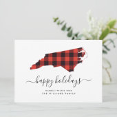 Carte JOYEUX VACANCES Chaleureuses De Caroline Du Nord (Debout devant)