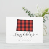 Carte JOYEUX VACANCES Chaleureuses Du Colorado (Debout devant)