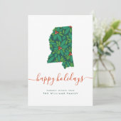 Carte JOYEUX VACANCES Chaleureuses Du Missouri (Debout devant)