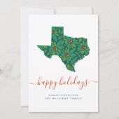 Carte JOYEUX VACANCES Chaleureuses Du Texas (Devant)