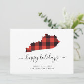 Carte JOYEUX VACANCES Chaleureux Voeux Du Kentucky (Debout devant)