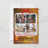 CARTE JOYEUX VACANCES NOËL (Devant)