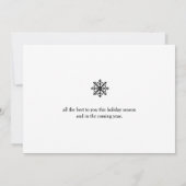 Carte JOYEUX VACANCES SANTA CLAUS Entreprise (Dos)