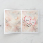 Carte Joyeux Valentines Coeurs de jour avec des noms per (Intérieur)