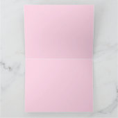 Carte Joyeux Valentines Jour léopard Plaid Coeur d'amour (Intérieur)