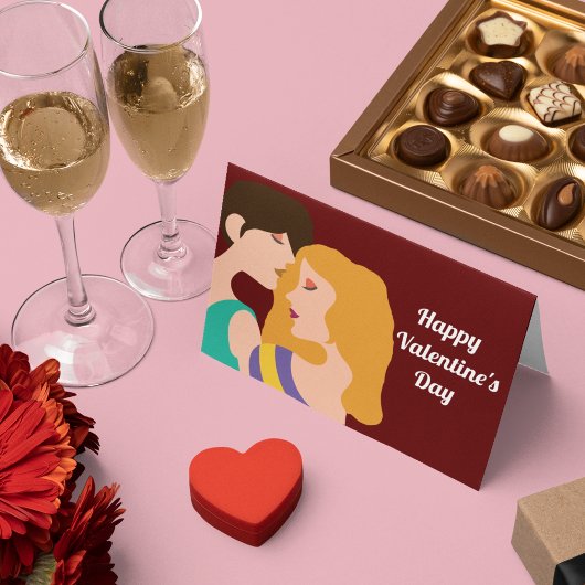 Carte Joyeux Valentines lesbiennes Jour deux femmes