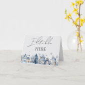 Carte Joyeux voeux de Noël (Fleur jaune)