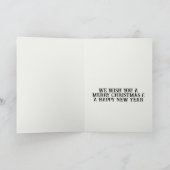 Carte Joyeux voeux de Noël Abbaye de Montmajour (Intérieur)