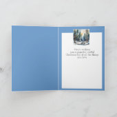 Carte Joyeux voeux de Noël Merveilleux docteur (Intérieur)