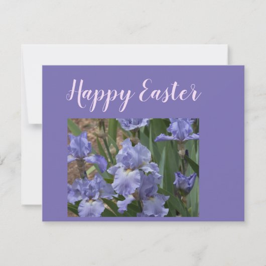 Carte Joyeux voeux de Pâques (Devant)