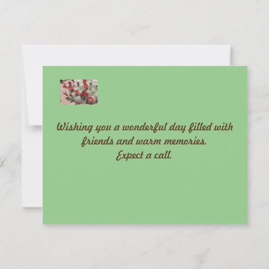 Carte Joyeux voeux de Pâques (Dos)