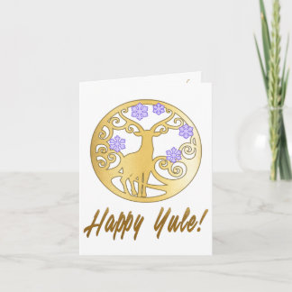 Carte Joyeux vœux de Yule