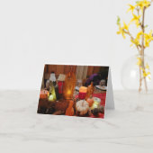 CARTE "JOYEUX VŒUX POUR L'AUTOMNE/ACTION DE GRÂCE" (Fleur jaune)