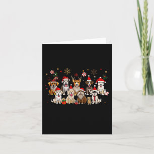 Carte Joyeux Woofmas Funny Chiens Noël