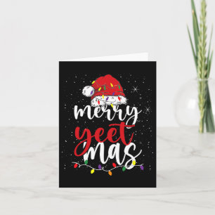 Carte Joyeux Yeetmas Drôle Joyeux Yeet Mas Slang de Noël