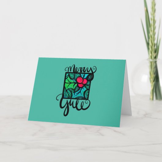 Carte Joyeux Yule (Devant)