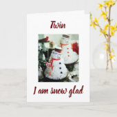 CARTE * JOYEZ NOËL* À MA DOUCE (Fleur jaune)