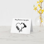 CARTE JOYEZ NOËL À ***MA LISTE DE STYLE*** (Fleur jaune)