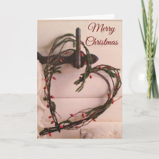 CARTE **JOYEZ NOËL** À MON AMOUR (Devant)