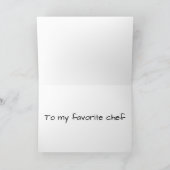 CARTE * JOYEZ NOËL* À MON ***CHEF PRÉFÉRÉ*** (Intérieur)