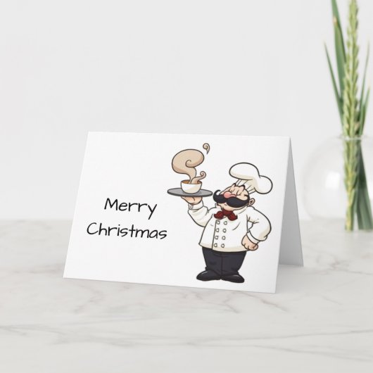 CARTE * JOYEZ NOËL* À MON ***CHEF PRÉFÉRÉ*** (Devant)