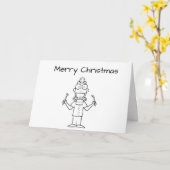 CARTE * JOYEZ NOËL* À MON MÉDECIN ***PRÉFÉRÉ*** (Fleur jaune)