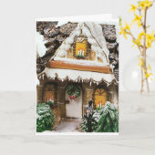CARTE JOYEZ NOËL DE NOTRE MAISON À VOTRE (Fleur jaune)