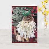 CARTE "JOYEZ NOËL ET UNE NOUVELLE ANNÉE TRÈS HEUREUSE" (Fleur jaune)