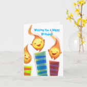 Carte Joyful Birthday (Fleur jaune)