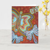 Carte Joyful Flight (Fleur jaune)