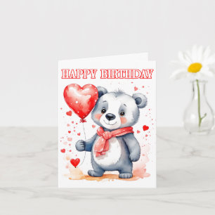 Carte Joyful Little Koala Bear Joyeux anniversaire