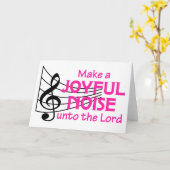 Carte Joyful noise (Fleur jaune)