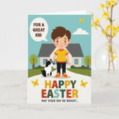 Carte Joyful Springtime Scene Card (Fleur jaune)