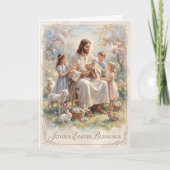 Carte Joyous Easter Blessings Easter Card (Devant)