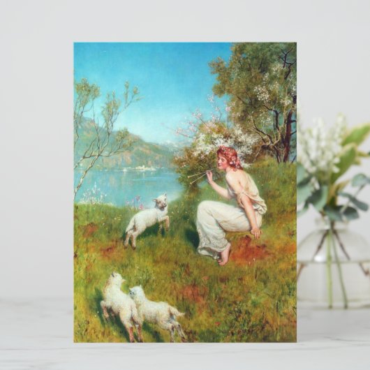 Carte Joys of Spring (par John Collier) (Debout devant)