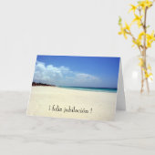 Carte jubilación (Fleur jaune)