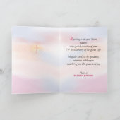 Carte Jubilé de diamant, 75 ans en tant que religieuse (Intérieur)